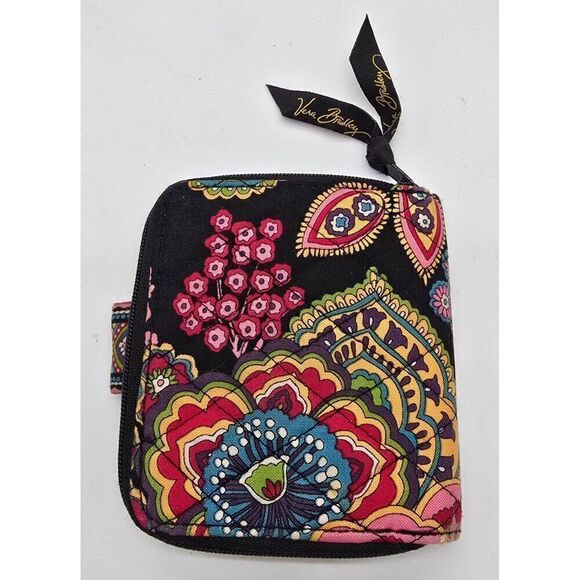 Vera Bradley Large Floral Print Handbag & Wallet Set - Picture 8 of 11